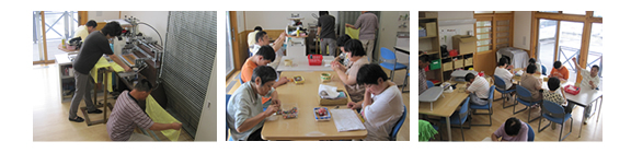 手工芸(タオル印刷)